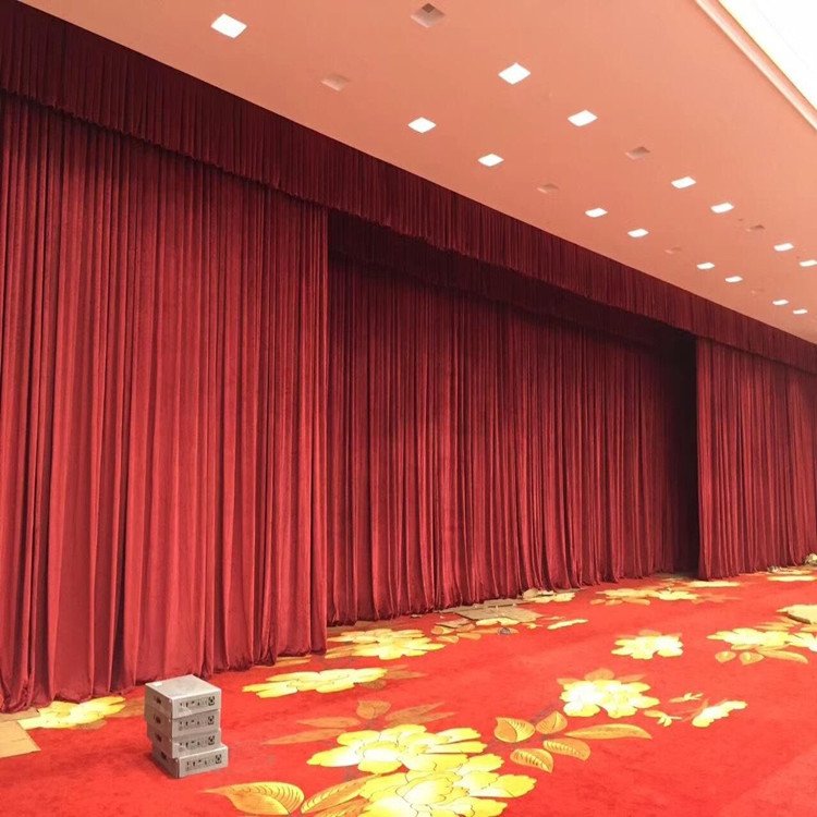 学校多功能厅舞台、会议室与报告厅的电动阻燃幕布设计与安装方案